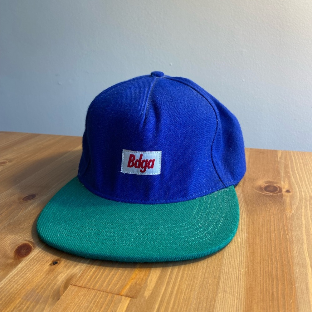 Blue and Green Wool Bodega Snapback